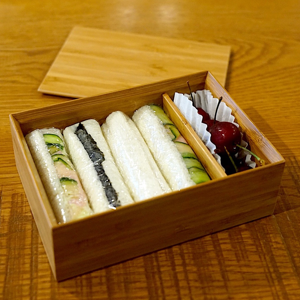 2019/5/29おべんとうメモ。くるくるサンドイッチ弁当