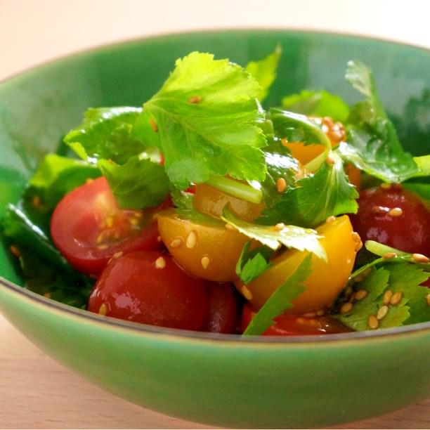 サラダ 人気 トマト レシピ
