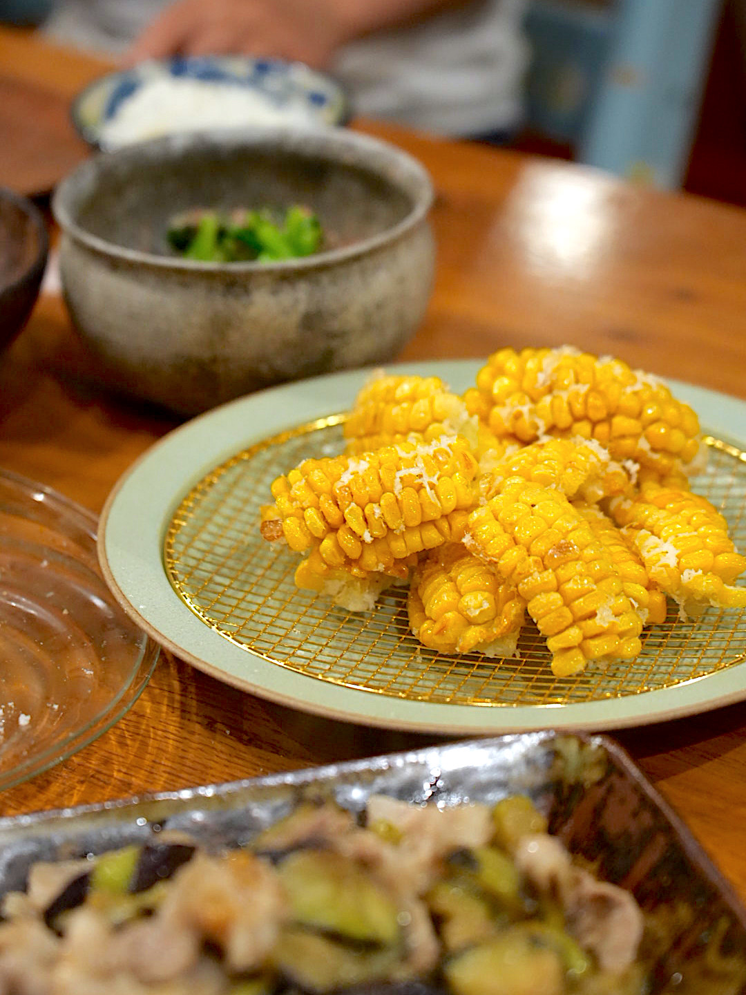 とうもろこしの素揚げ